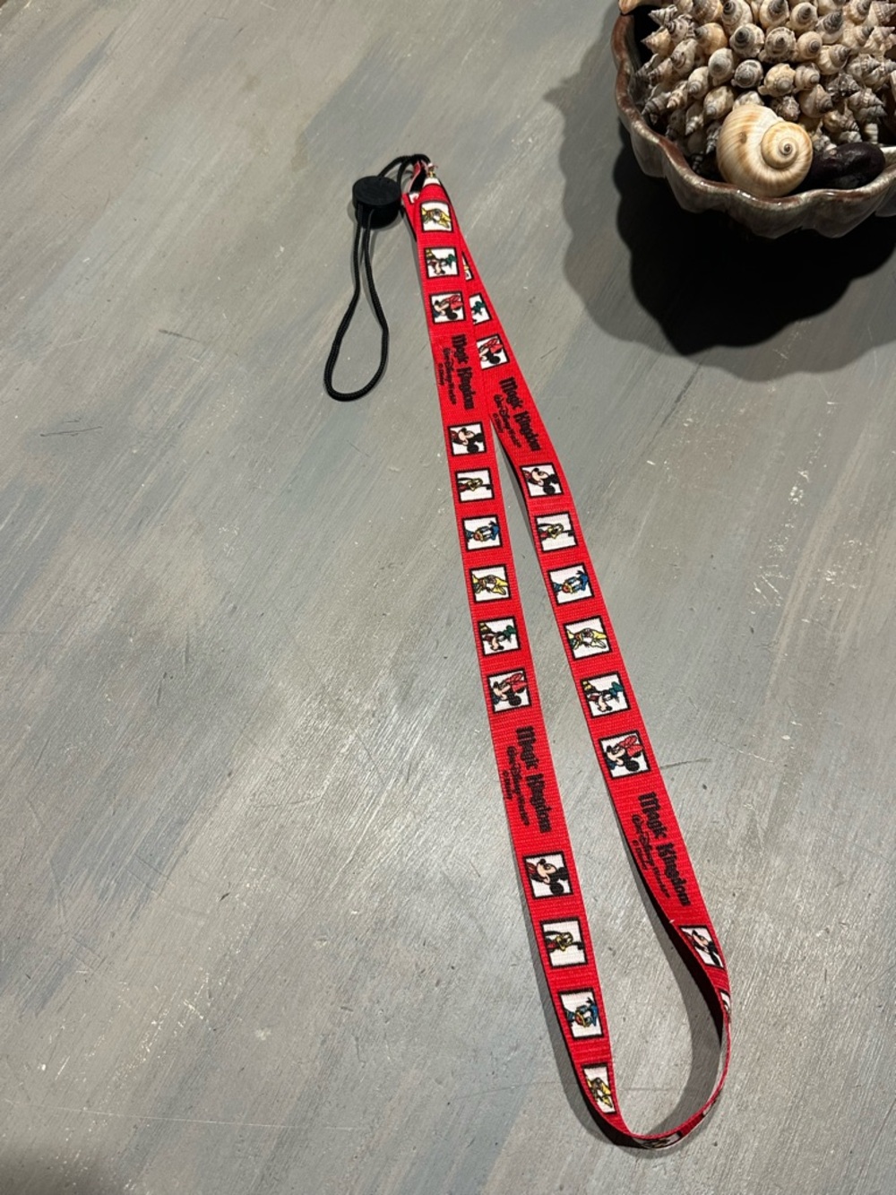 Magic Kingdom 1997 LASO Disney Character Water Bottle Holder Lanyard